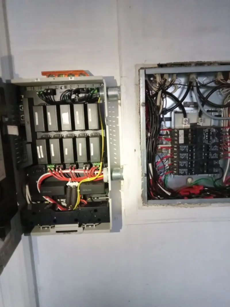 Electrical panel upgrade completed for Commercial Electrician Services in South Abington